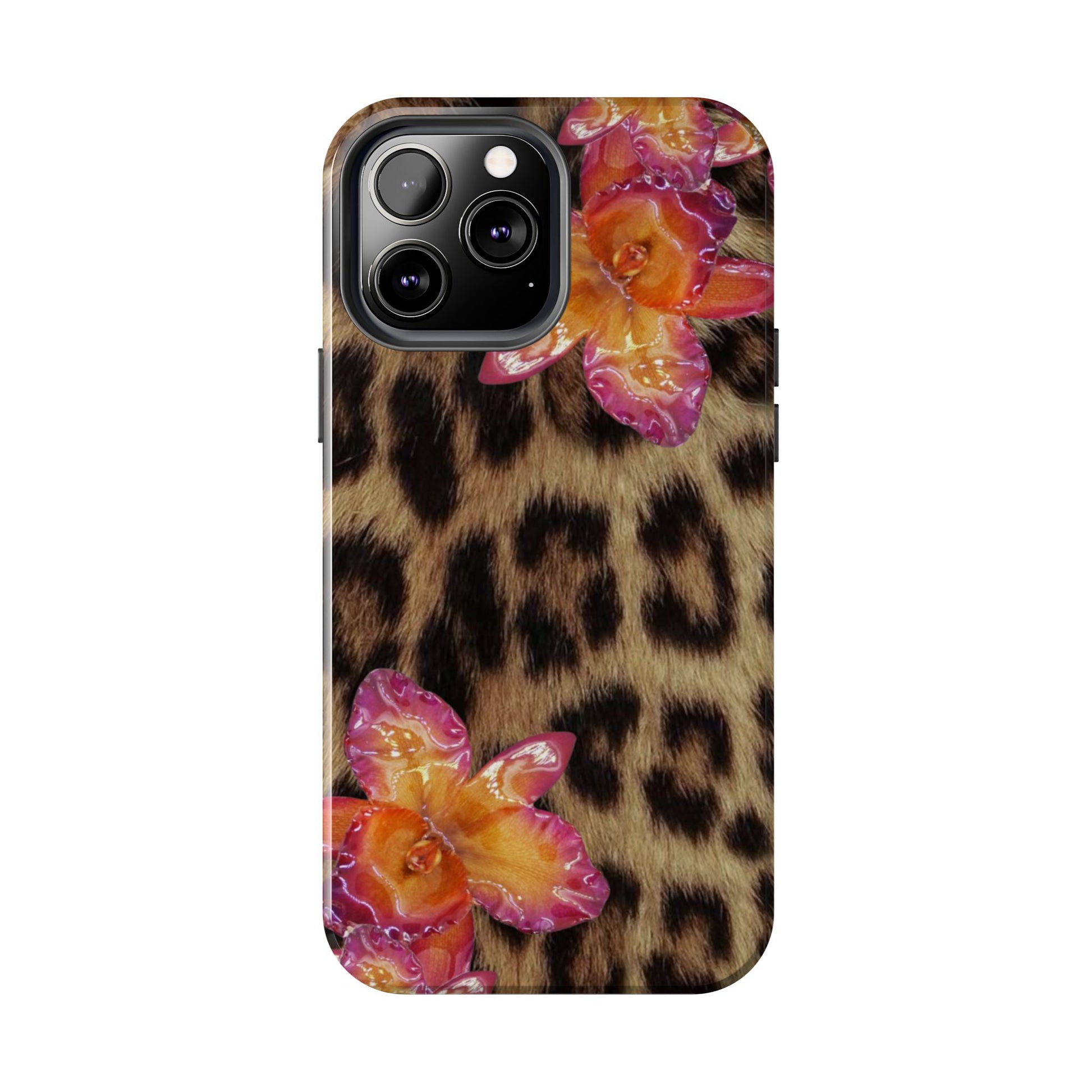 Leopard flower case