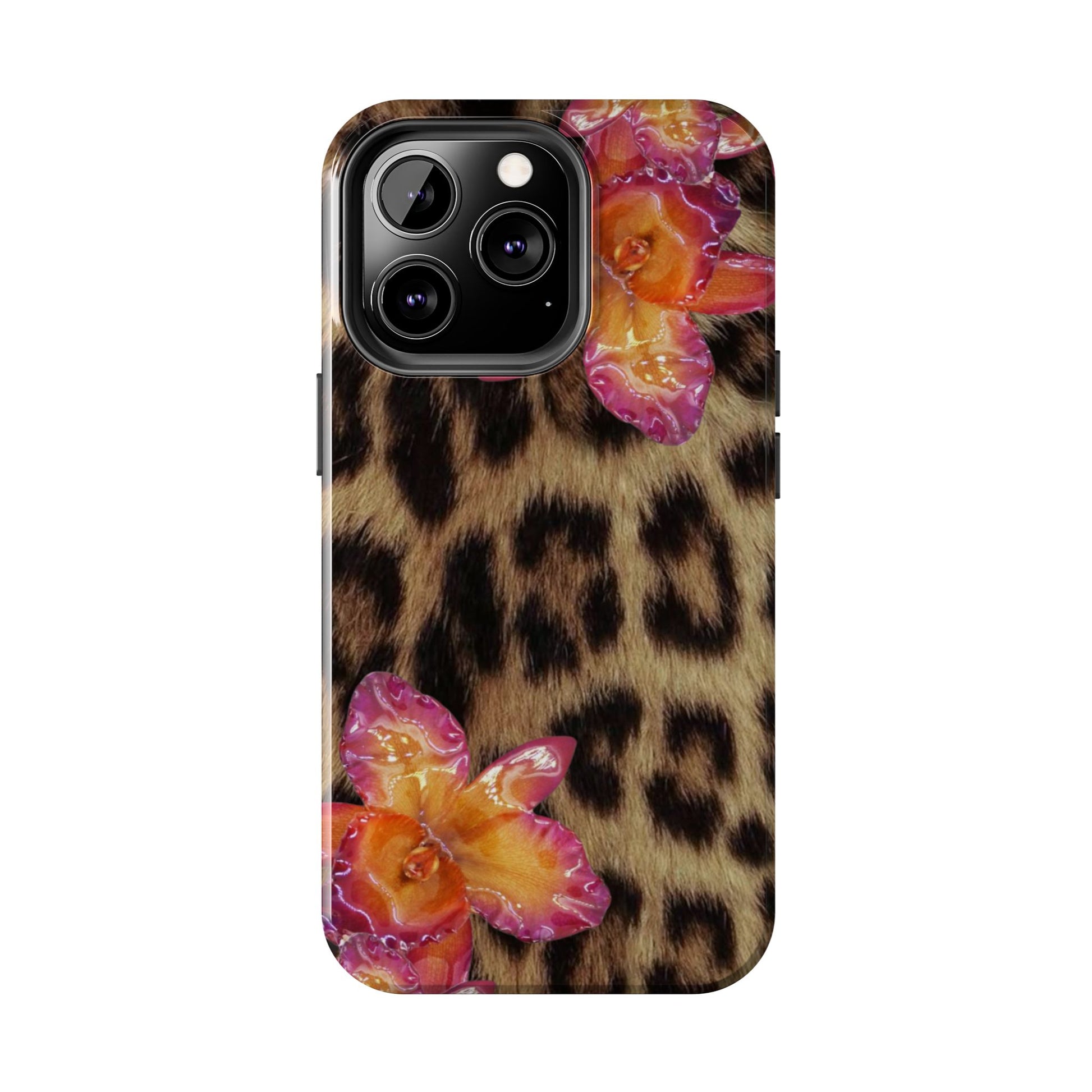 Leopard flower case
