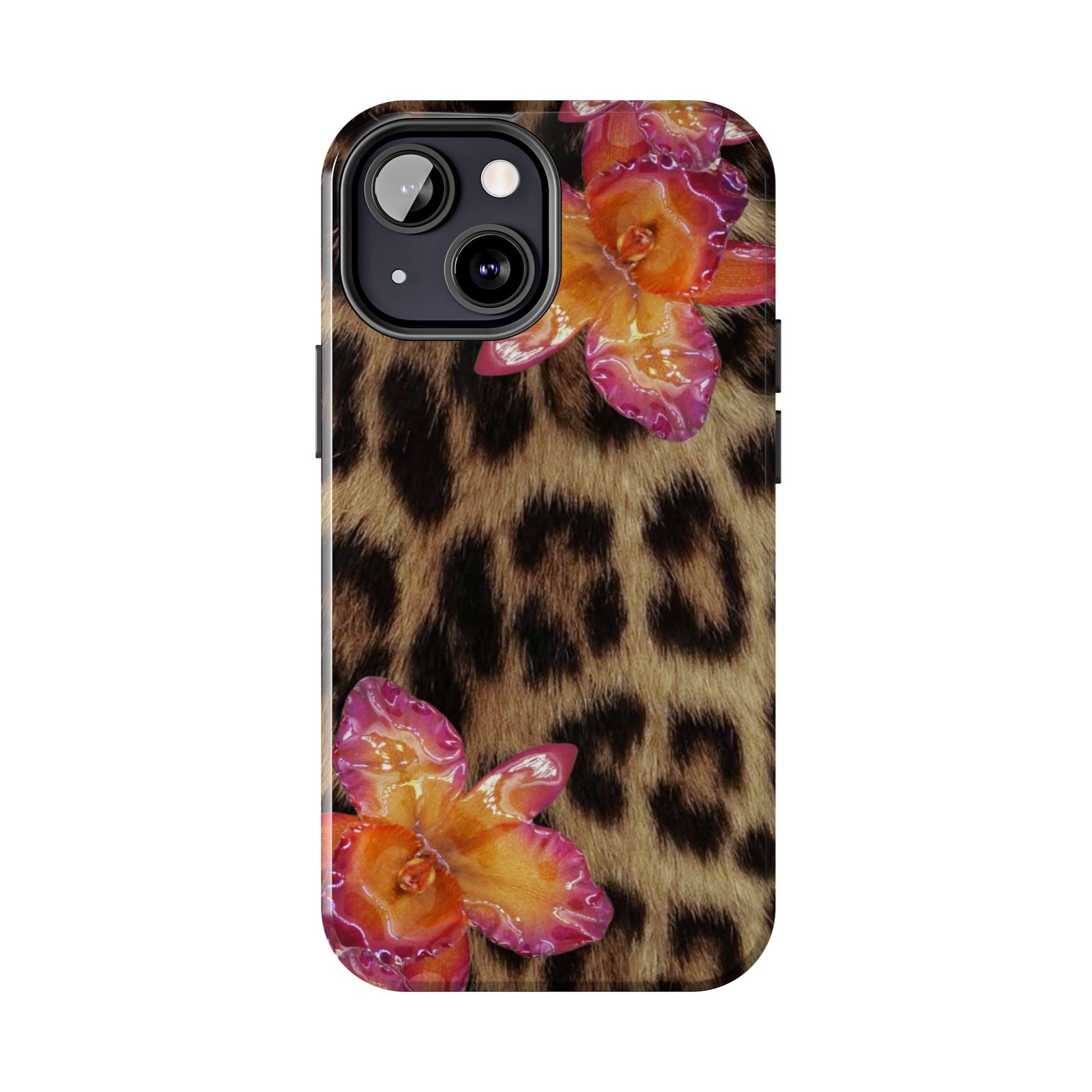Leopard flower case