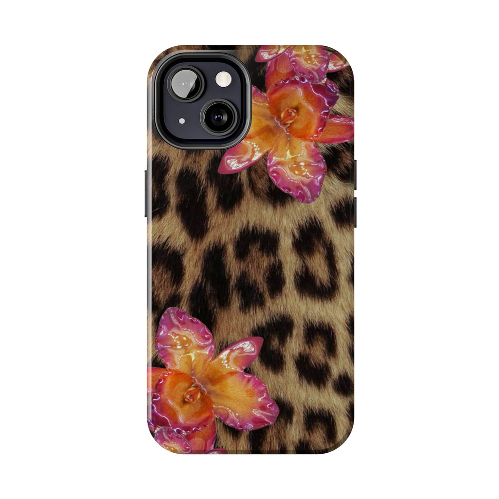 Leopard flower case