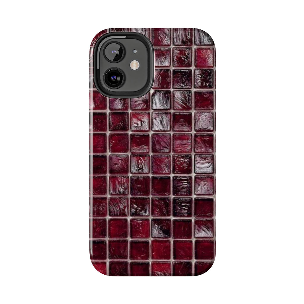 Red Mosaic Case