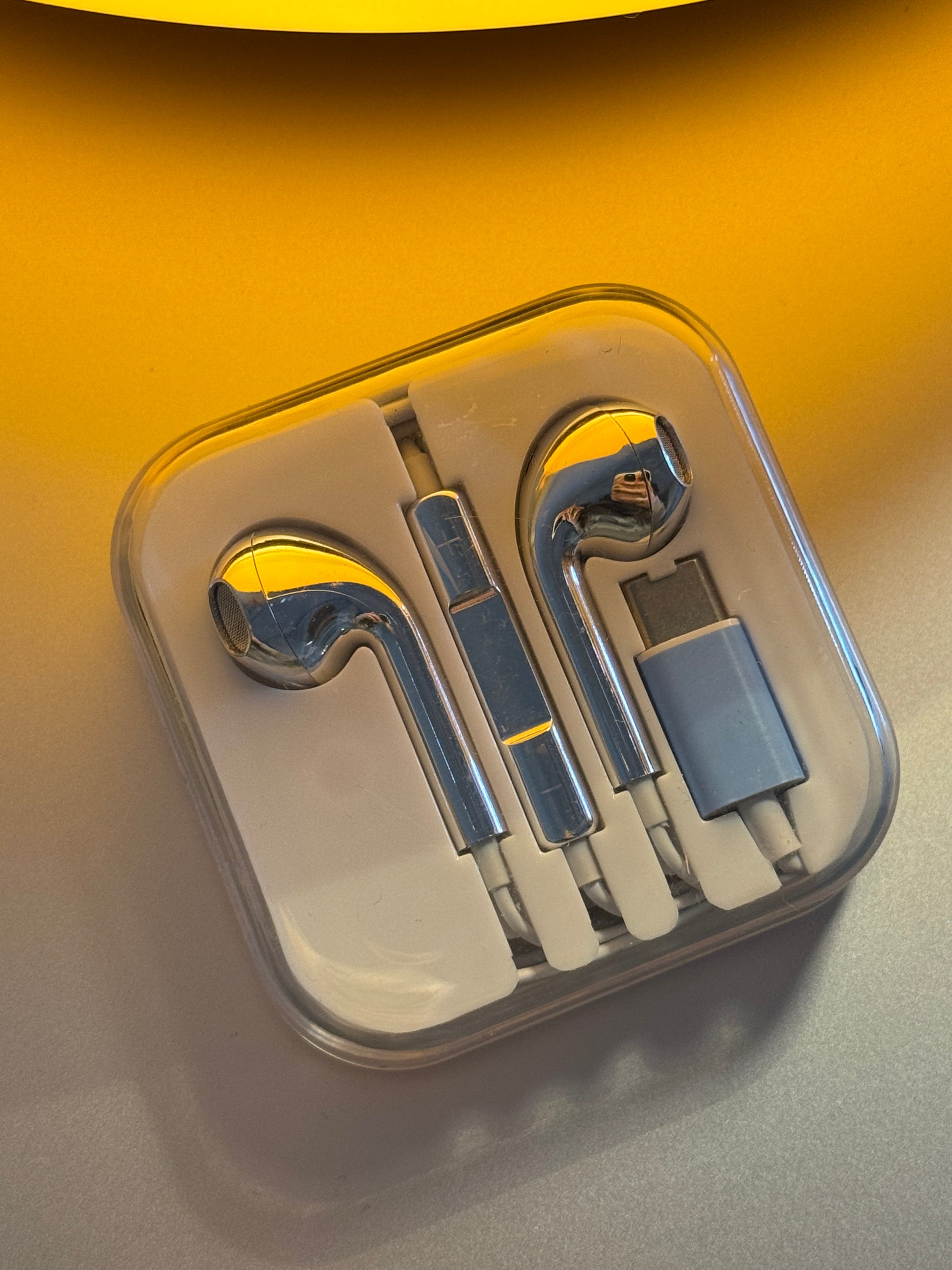 Silver Wired Earphones